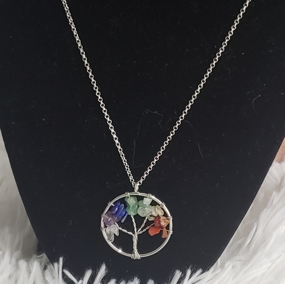 Chakra Tree Necklace - Picture 3 of 5